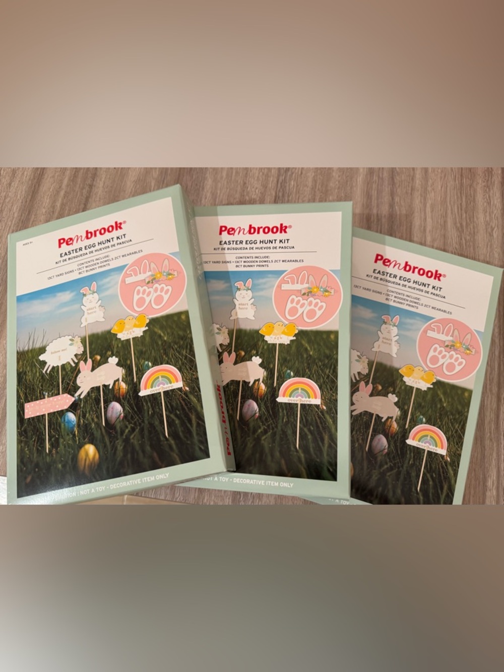 EasterPastel Egg Hunt Kit – 13 signs each kit. Total 39. Set of 3. NEW
